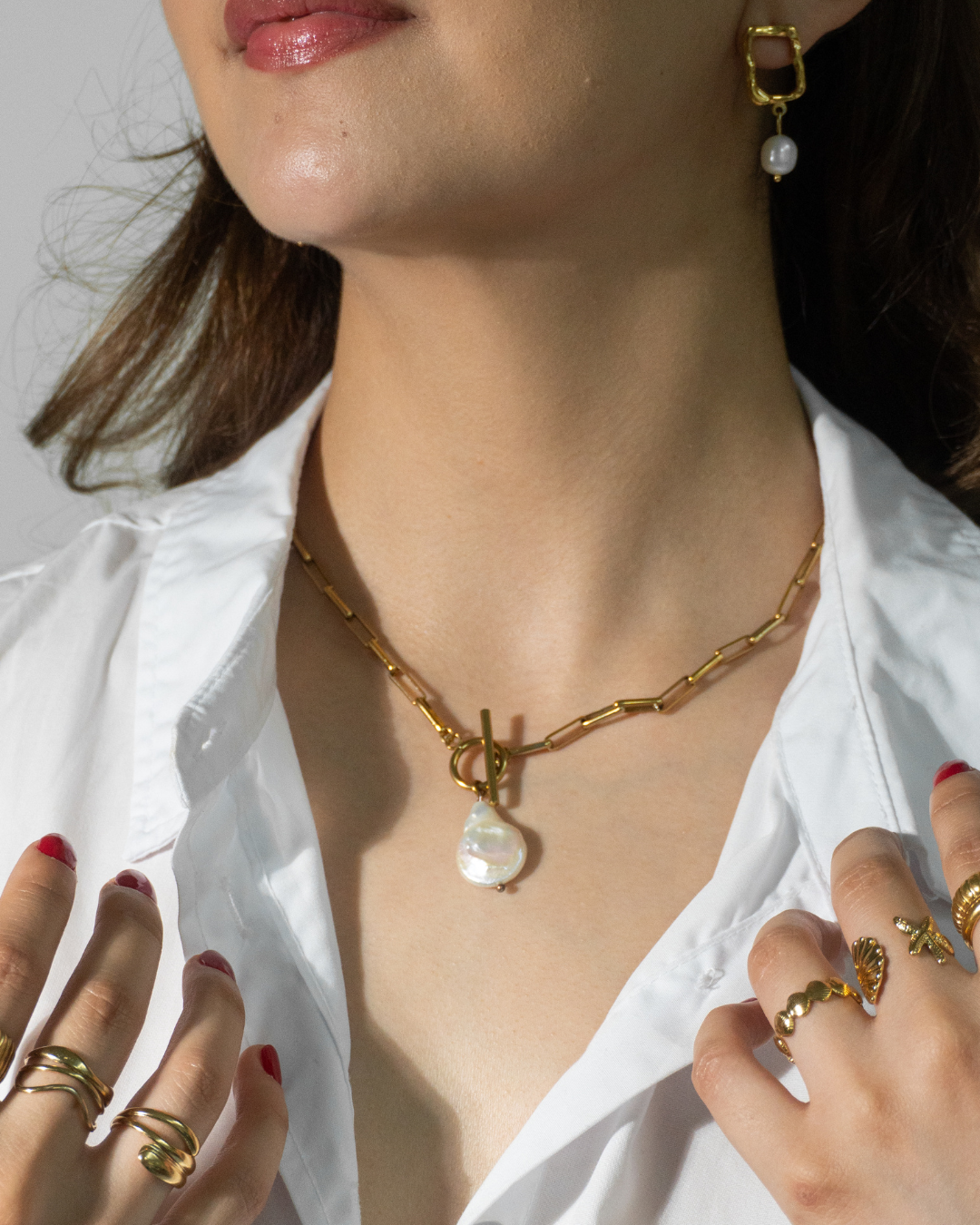 PEARL DROP NECKLACE