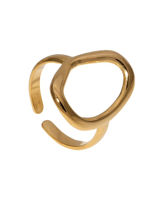 GOLD EGG RING