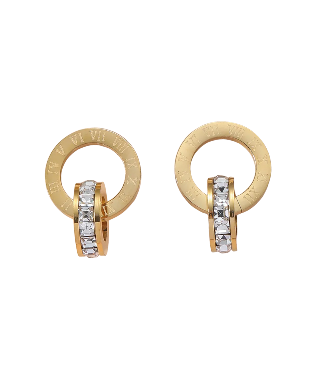 GOLDEN ROMAN EARRINGS