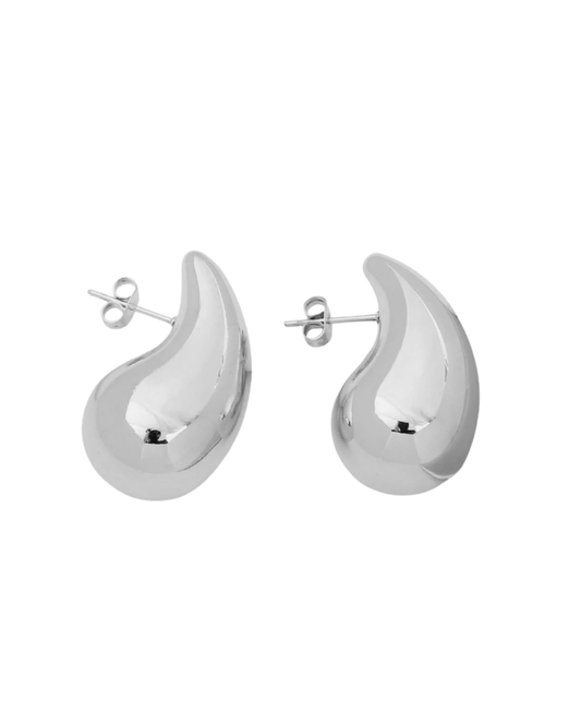 BEAN SILVER EARRINGS