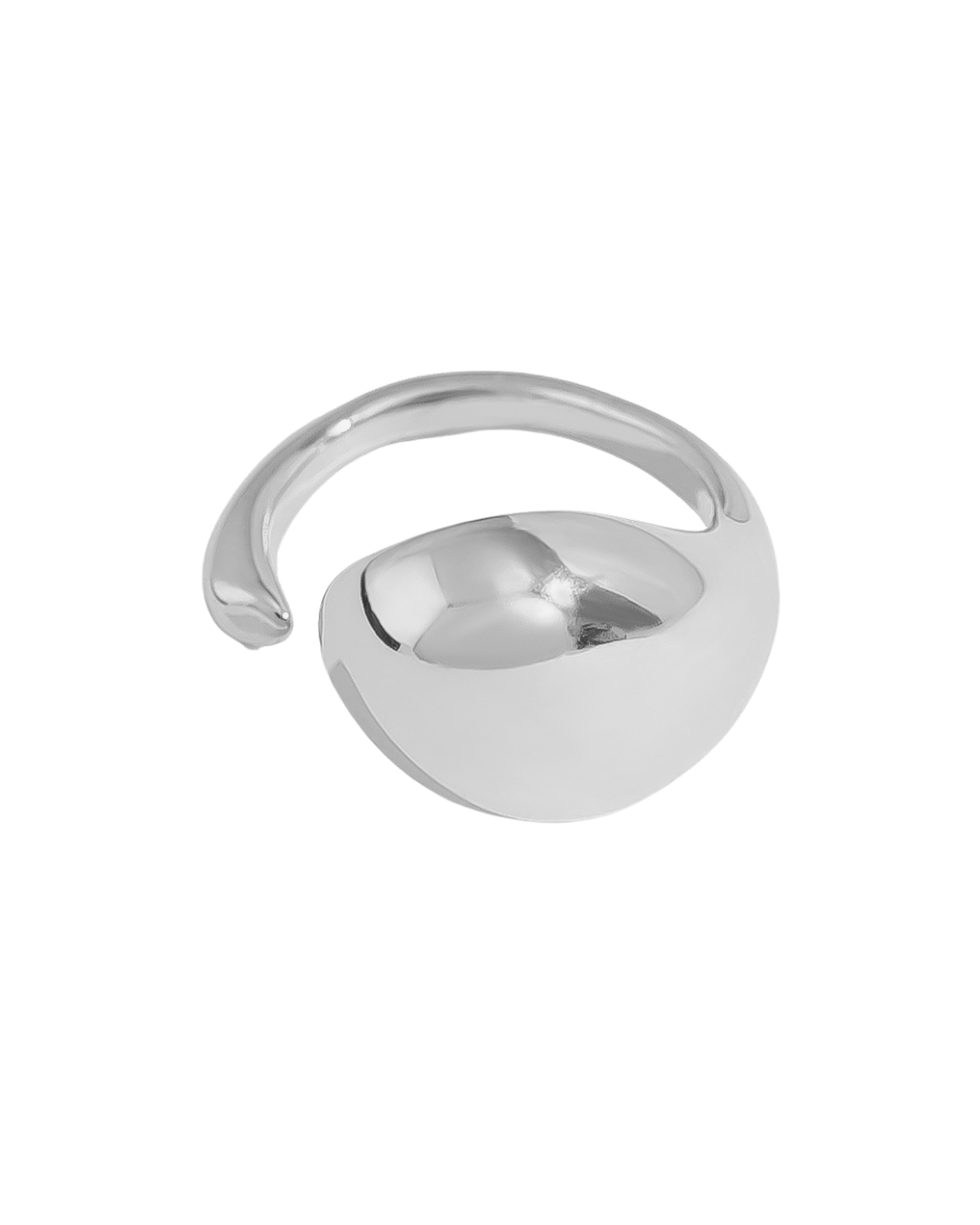 BEAN SILVER RING