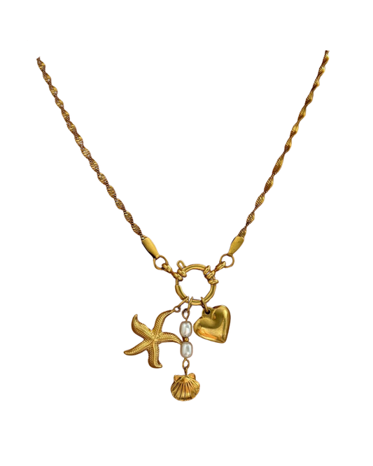 SEA HEART NECKLACE