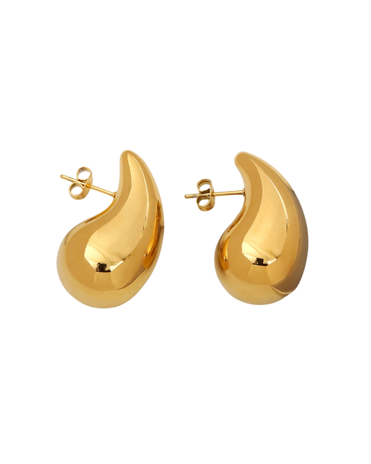 BEAN GOLD EARRINGS