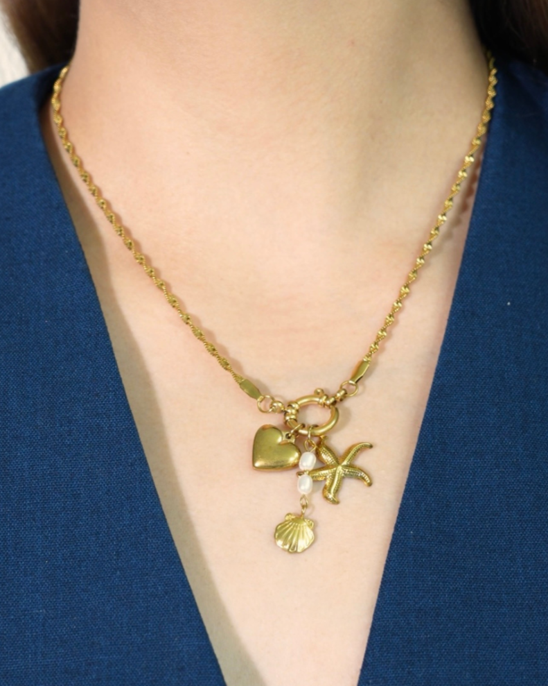 SEA HEART NECKLACE