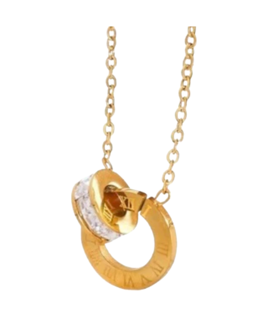 GOLDEN ROMAN NECKLACE