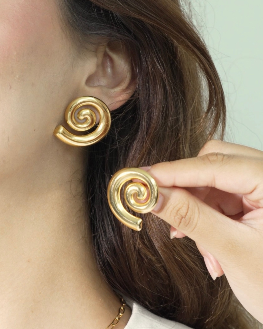 SPIRAL EARRINGS