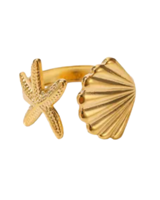 GOLD STAR RING
