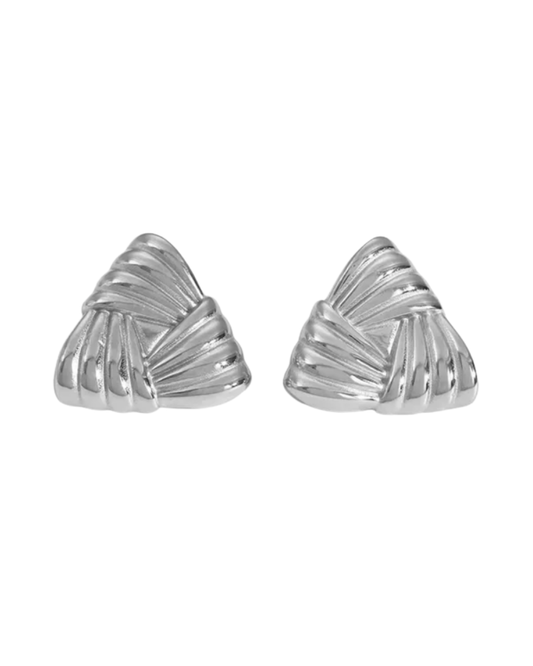 SILVER THREAD EARRINGS